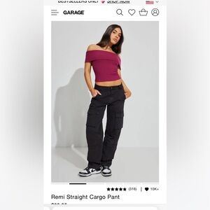 GARAGE Remi Straight Cargo Pant